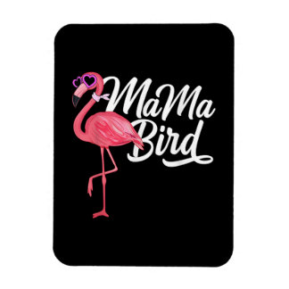 Íman Flamingo Theme Birthday Gift - Mama Bird Flamingo