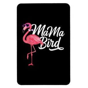 Íman Flamingo Theme Birthday Gift - Mama Bird Flamingo