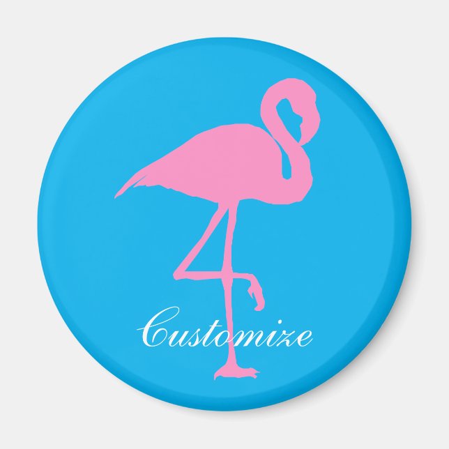 Íman Flamingo Thunder_Cove rosa (Frente)