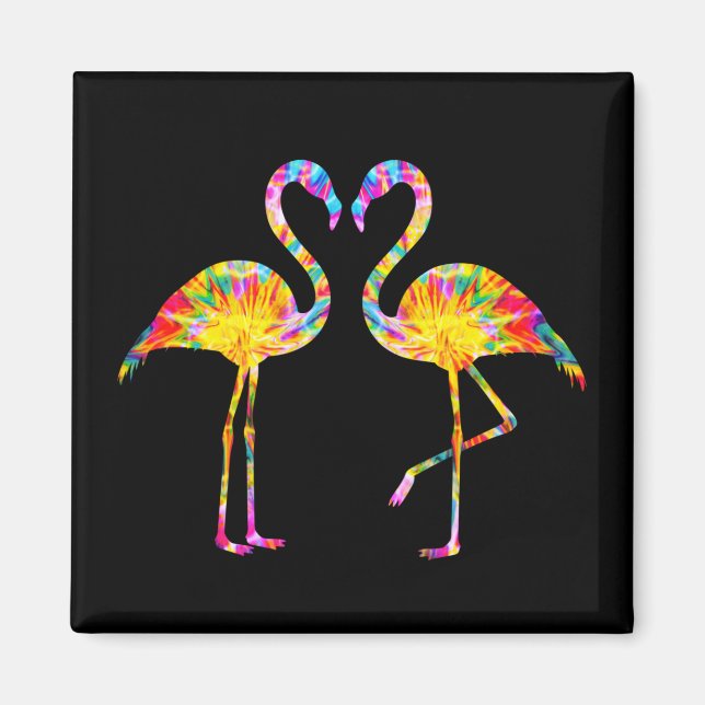 ÍMAN FLAMINGO TINTURA TIE DYE (Frente)