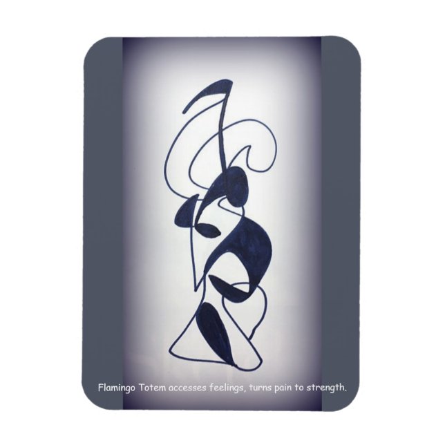 Íman Flamingo Totem Magnet (Vertical)