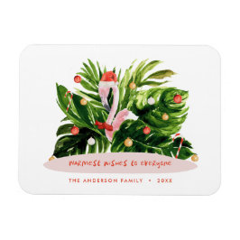 Íman Flamingo tropical de Natal, botânico moderno da pa