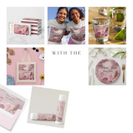 Íman Flamingo Tropical Quinceañera, personalizado