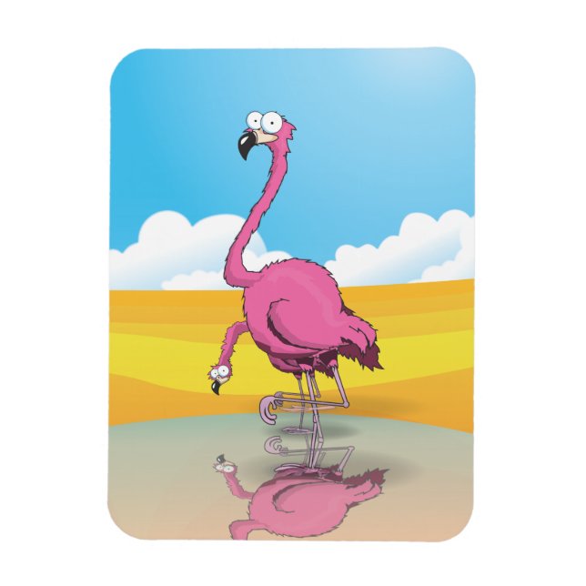Íman flamingos (Vertical)