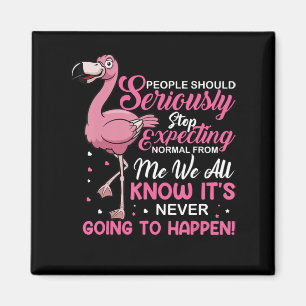 Íman Flamingos As Pessoas Devem Parar De Esperar Norma