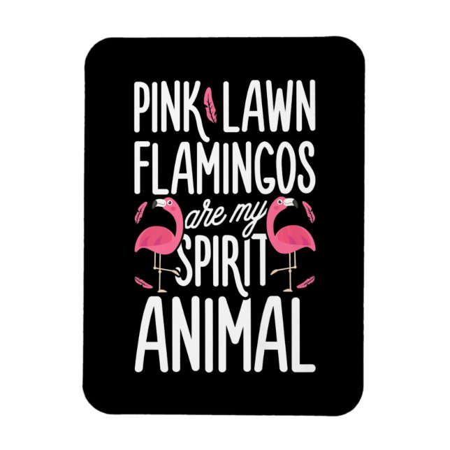 Íman Flamingos | Flamingos De Leite Rosa São Animais Es (Vertical)