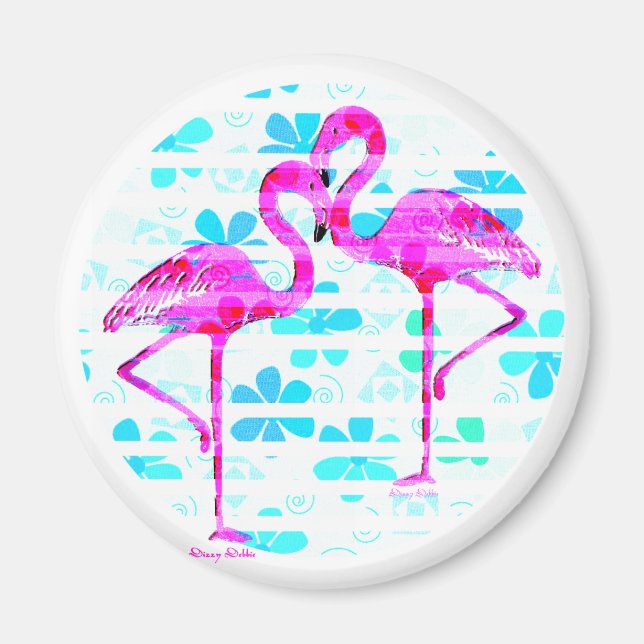 Íman Flamingos Magnet (Frente)