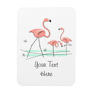 Íman Flamingos Trio 2 Imagem flexível