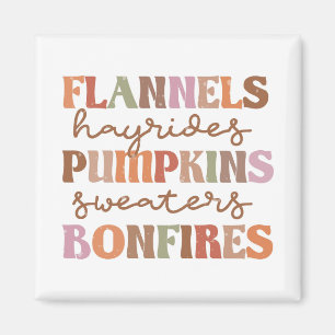Íman Flannels Pumpkins Bonfire