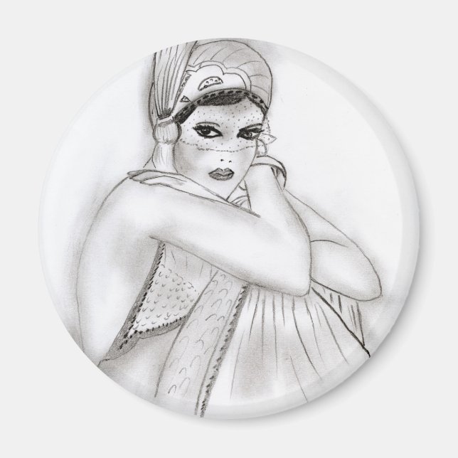 Íman Flapper Girl (Frente)