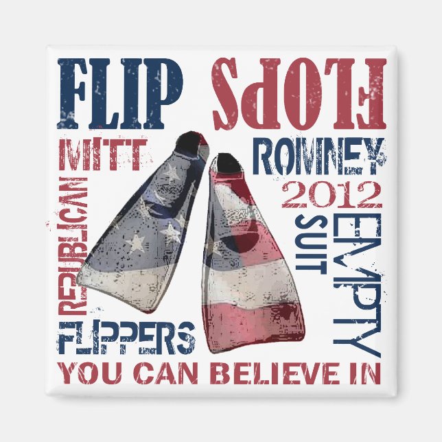 Íman Flappers para Romney Magnet (Frente)