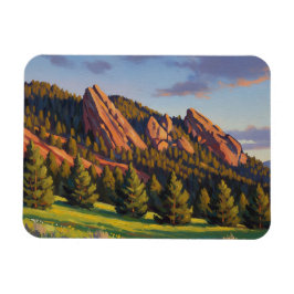 Íman Flatirons Colorado Travel