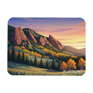 Íman Flatirons Viagem Colorado