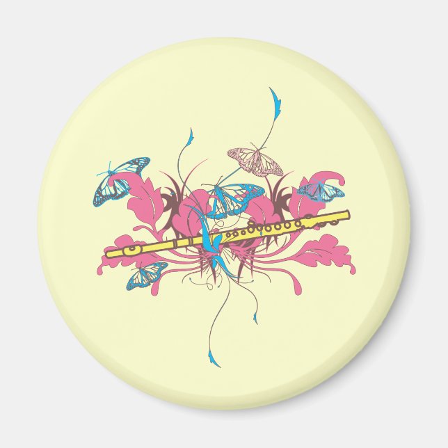 Íman Flauta borboleta (Frente)