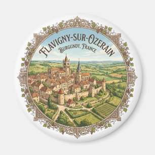 Íman Flavigny-sur-Ozerain França Viagem Lembrança