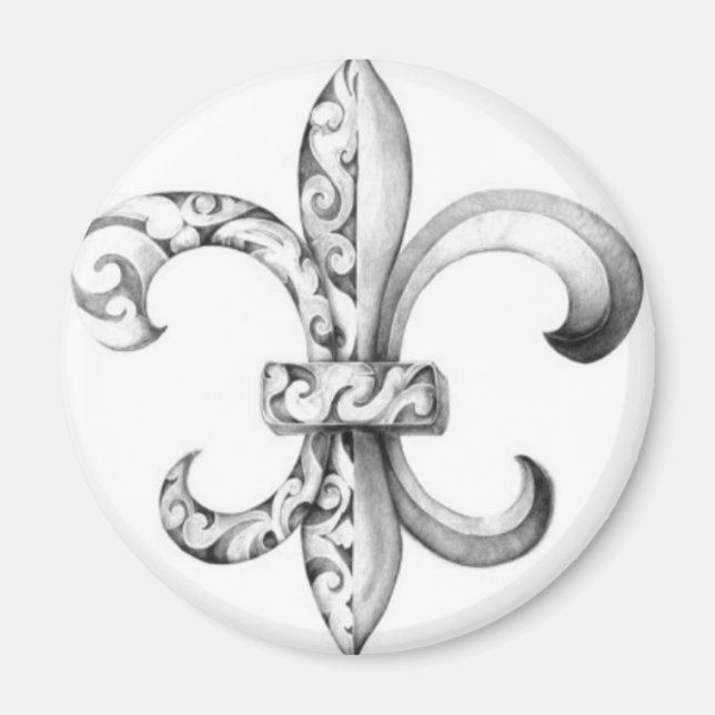 Íman fleur-de-lis (Frente)