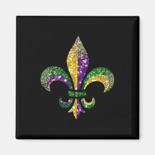 Íman Fleur De Lis Mardi Gras Símbolo Louisiana Nova Orl