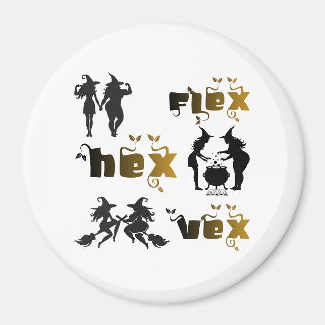 Íman Flex. Hex. Vex. Bruxas Corporalmente Positivas e D (Frente)