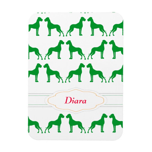 Íman Flexi Magnet Doggennamen (Vertical)