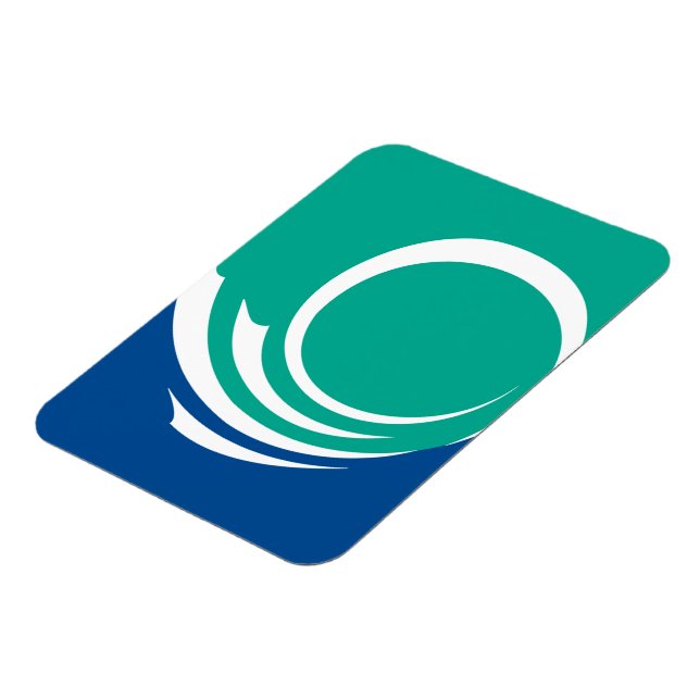 Íman Flexible photo magnet with flag of Ottawa, Canada (Left Side)