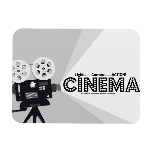 Íman flexível "CINEMA" (Horizontal)