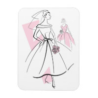 Íman flexível Fashion Bride Pink Group
