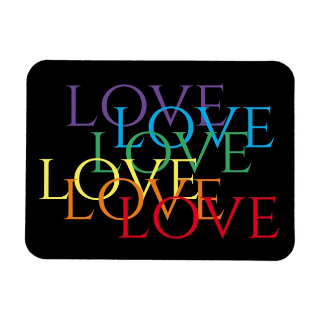 Íman flexível LOVE II 3x4 (Horizontal)