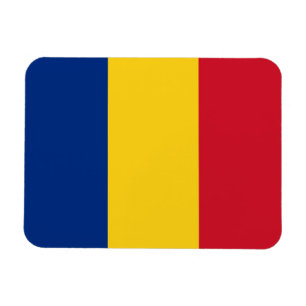 Íman flexível patriótico com bandeira da Romên
