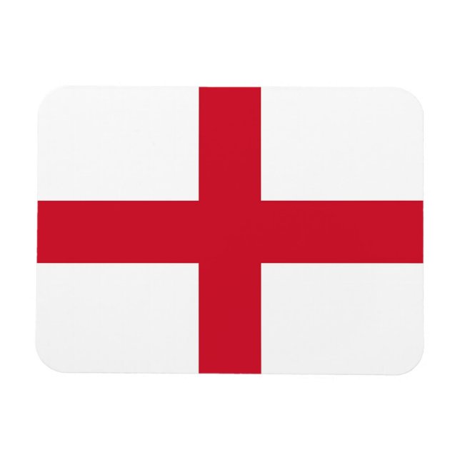 Íman flexível patriótico com bandeira inglesa (Horizontal)