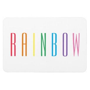 Íman flexível RAINBOW 4x6