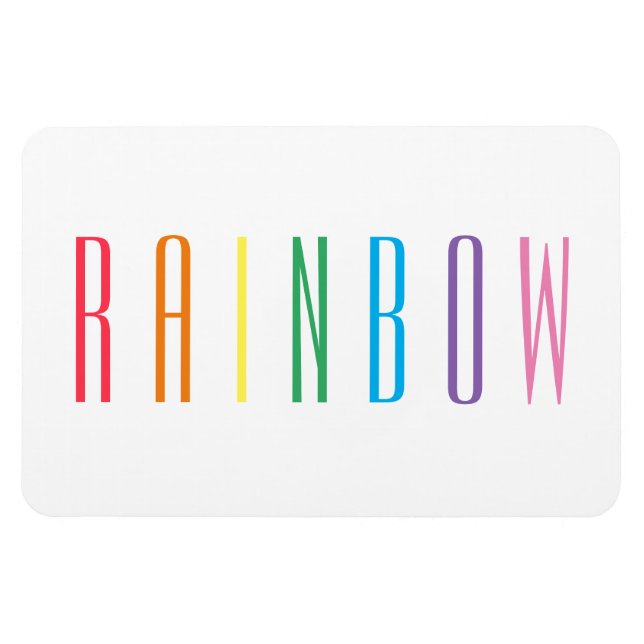 Íman flexível RAINBOW 4x6 (Horizontal)