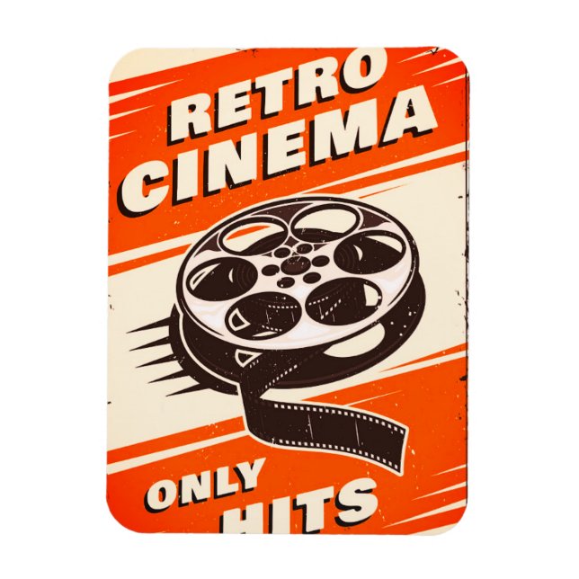 Íman flexível ''Retro CINEMA'' (Vertical)