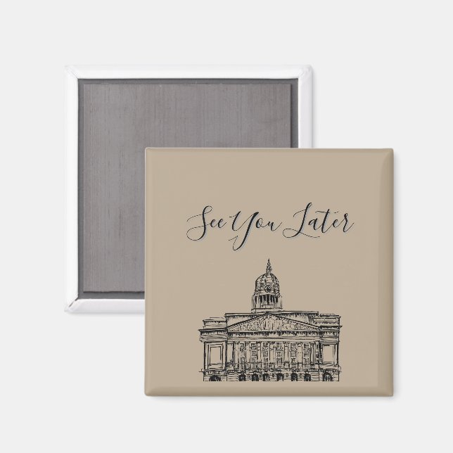 Íman Flickermuse Nottingham Mocha Mousse Sketch (Front/Back)