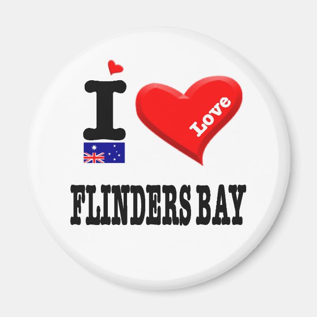 Íman FLINDERS BAY - Eu amo (Frente)