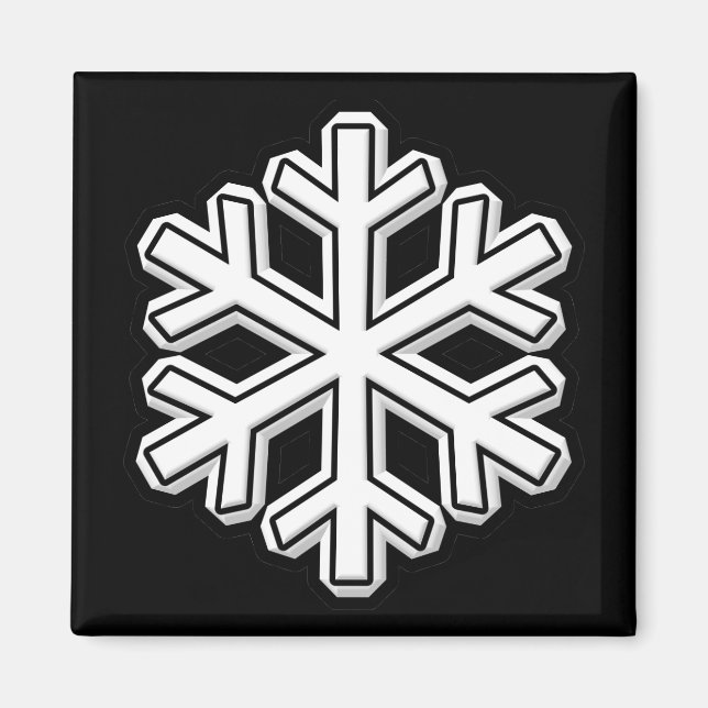 Íman Floco de neve (Frente)