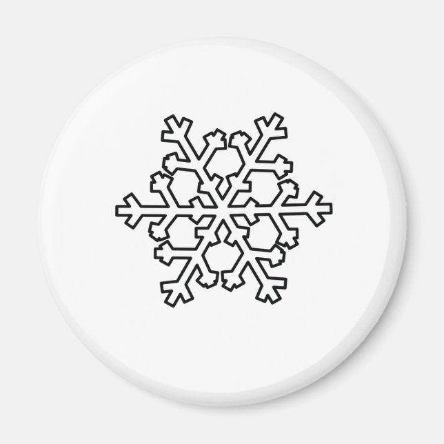 Íman Floco de neve (Frente)