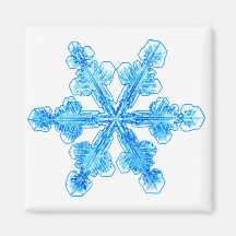 Floco de neve azul-inverno