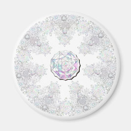 Íman floco de neve branco