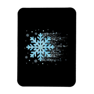 Íman Floco de neve Floco de inverno Marcha de Natal Mul