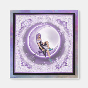 Íman Floco de neve roxo