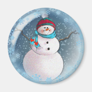 Íman FLOCOS DE NEVE da BOLHA 3 do BONECO DE NEVE por