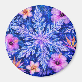Íman Flocos de Neve de Inverno Tropical