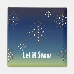 Íman Flocos de Neve - Deixe Nevar