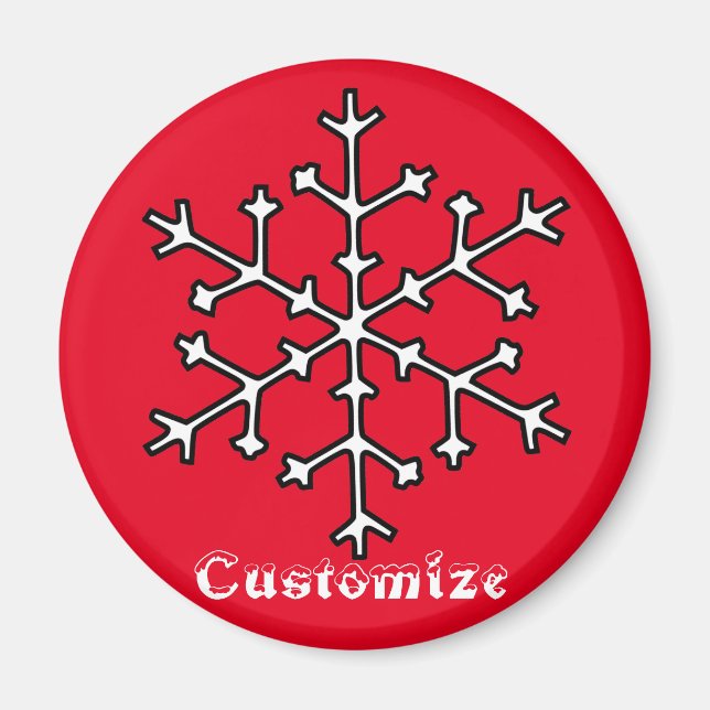 Íman Flocos de neve Thunder_Cove (Frente)