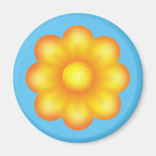 Íman Flor amarela bonito