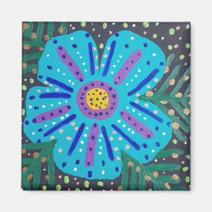 Íman Flor Azul