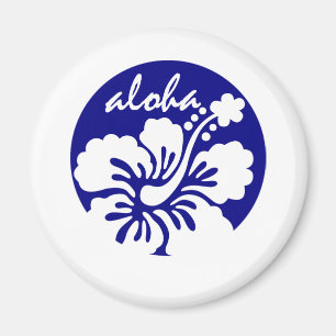Íman flor azul de Havaí