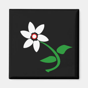 Íman Flor branca