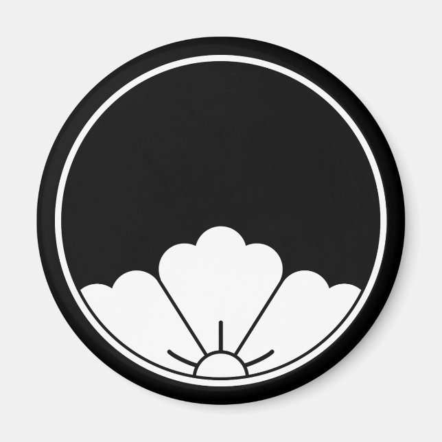 Íman Flor chinesa rhombic de visões peephole, em forma  (Frente)