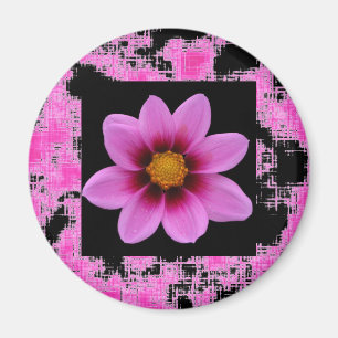 Íman Flor cor-de-rosa